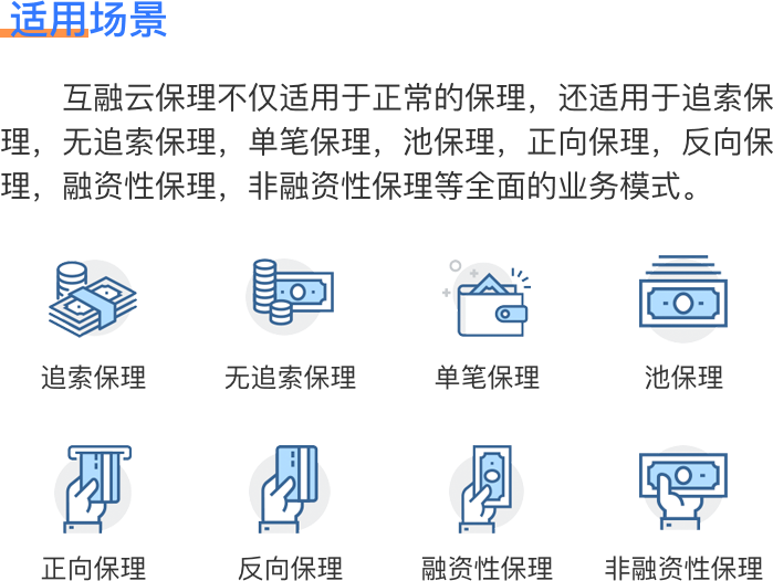 保理业务系统功能模块展示